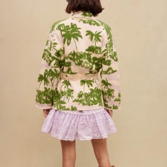 Maje Aloha Cardigan with Palm Tree Motifs NWT - Picture 2 of 16